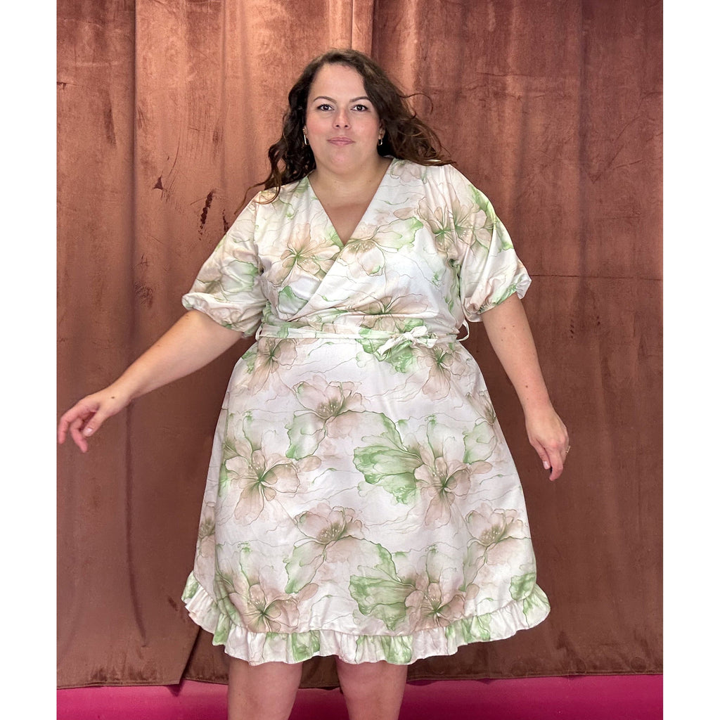 ROBE CACHE-COEUR - JADE
