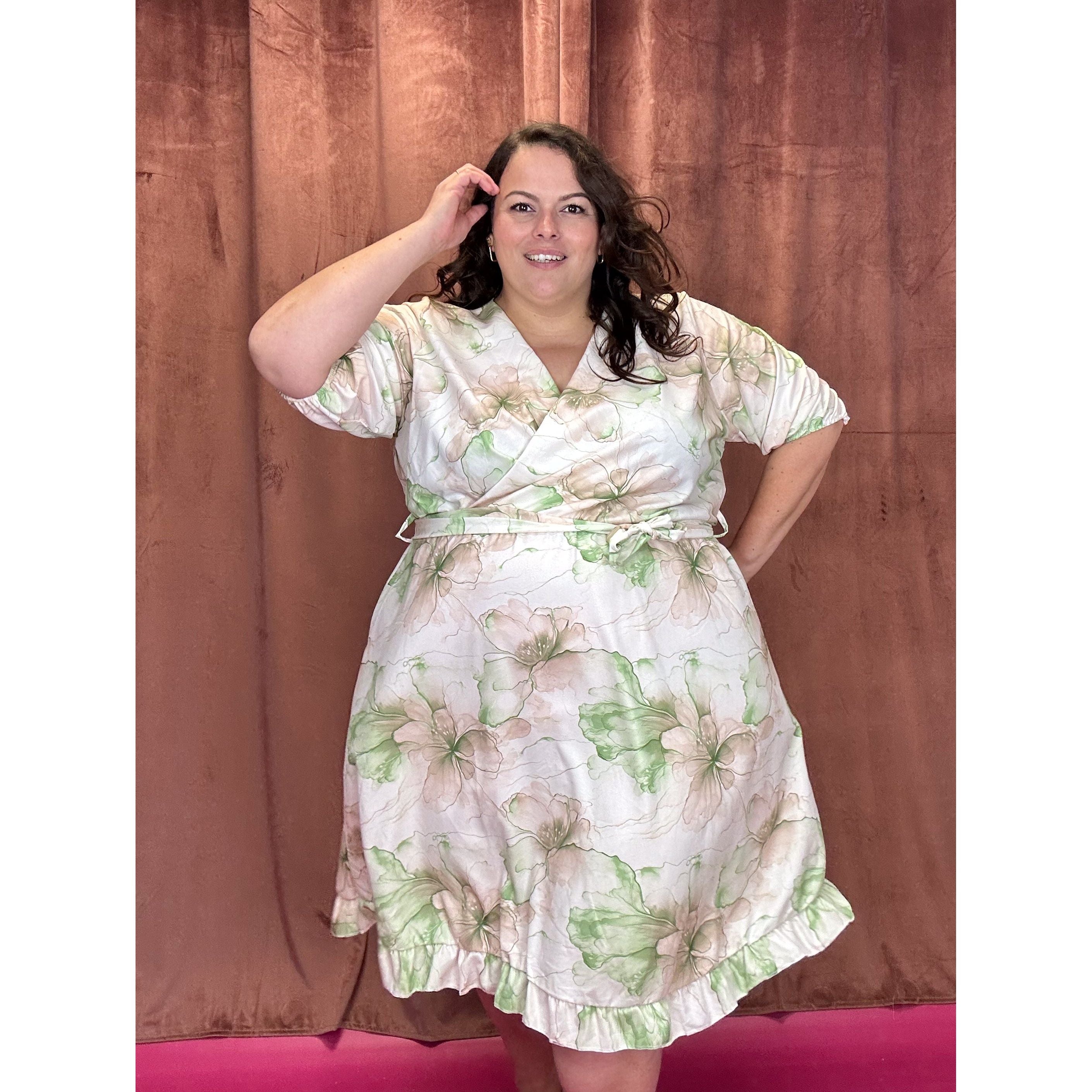 ROBE CACHE-COEUR - JADE