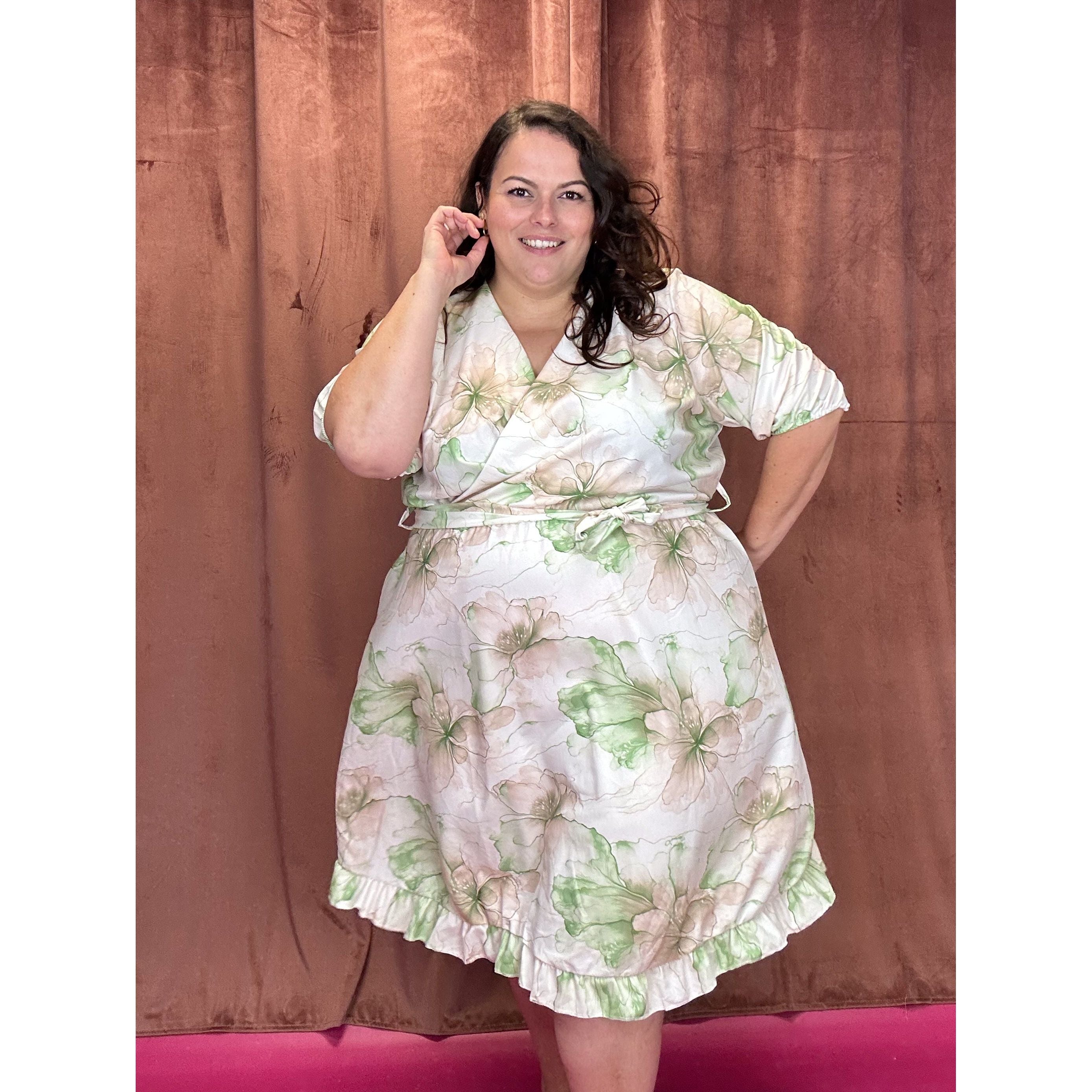 ROBE CACHE-COEUR - JADE