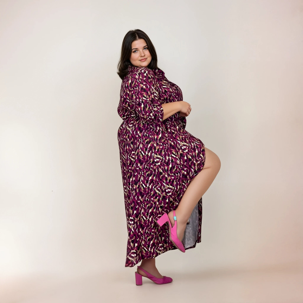 ROBE CHEMISE LONGUE IMPRIMÉ PINKSTAIN L'indisciplinée