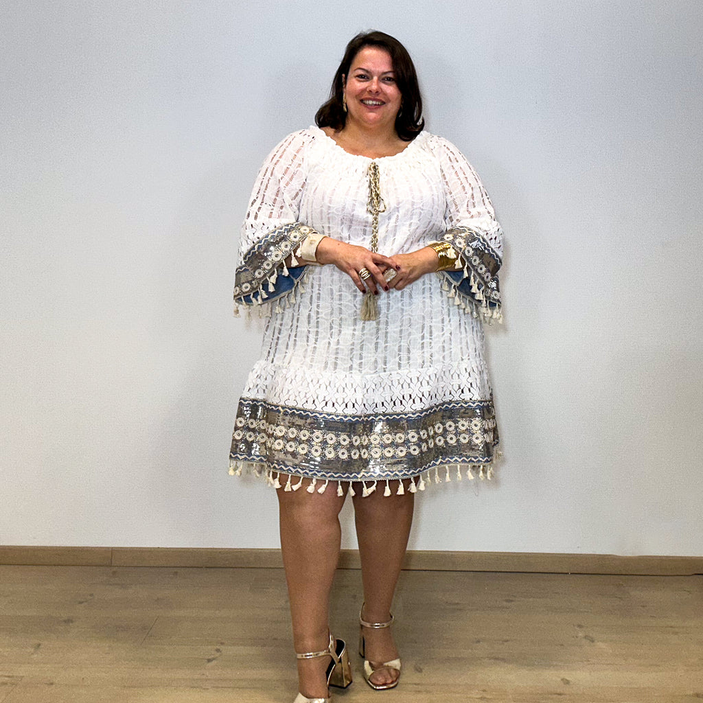 ROBE DENTELLE BLANCHE