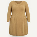 ROBE EN MAILLE CAMEL L'indisciplinée