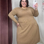 ROBE EN MAILLE CAMEL L'indisciplinée