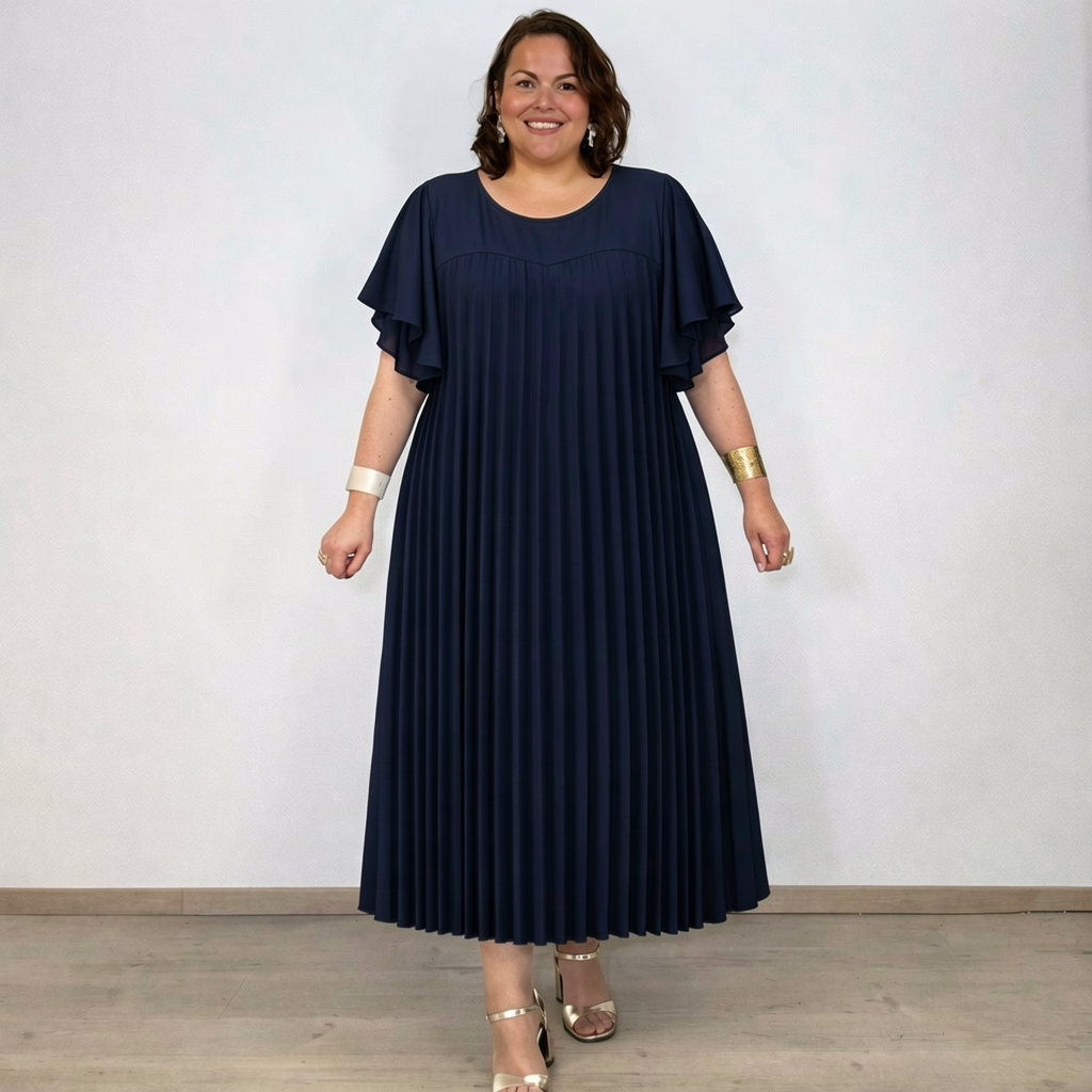 ROBE LONGUE PLISSÉE L'indisciplinée
