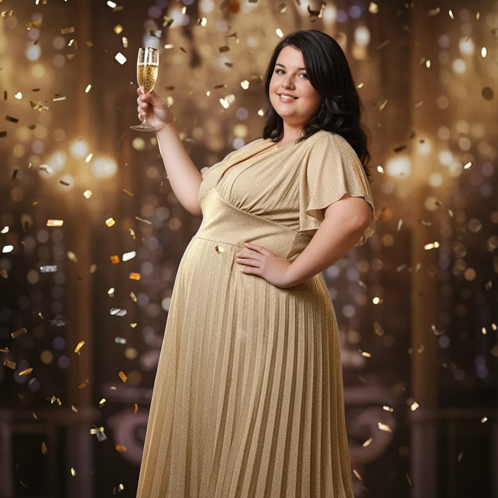 ROBE SETTANTADUE DORÉE L'indisciplinée