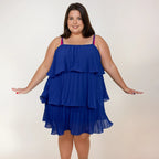 ROBE TULIPE BLEU ROI L'indisciplinée