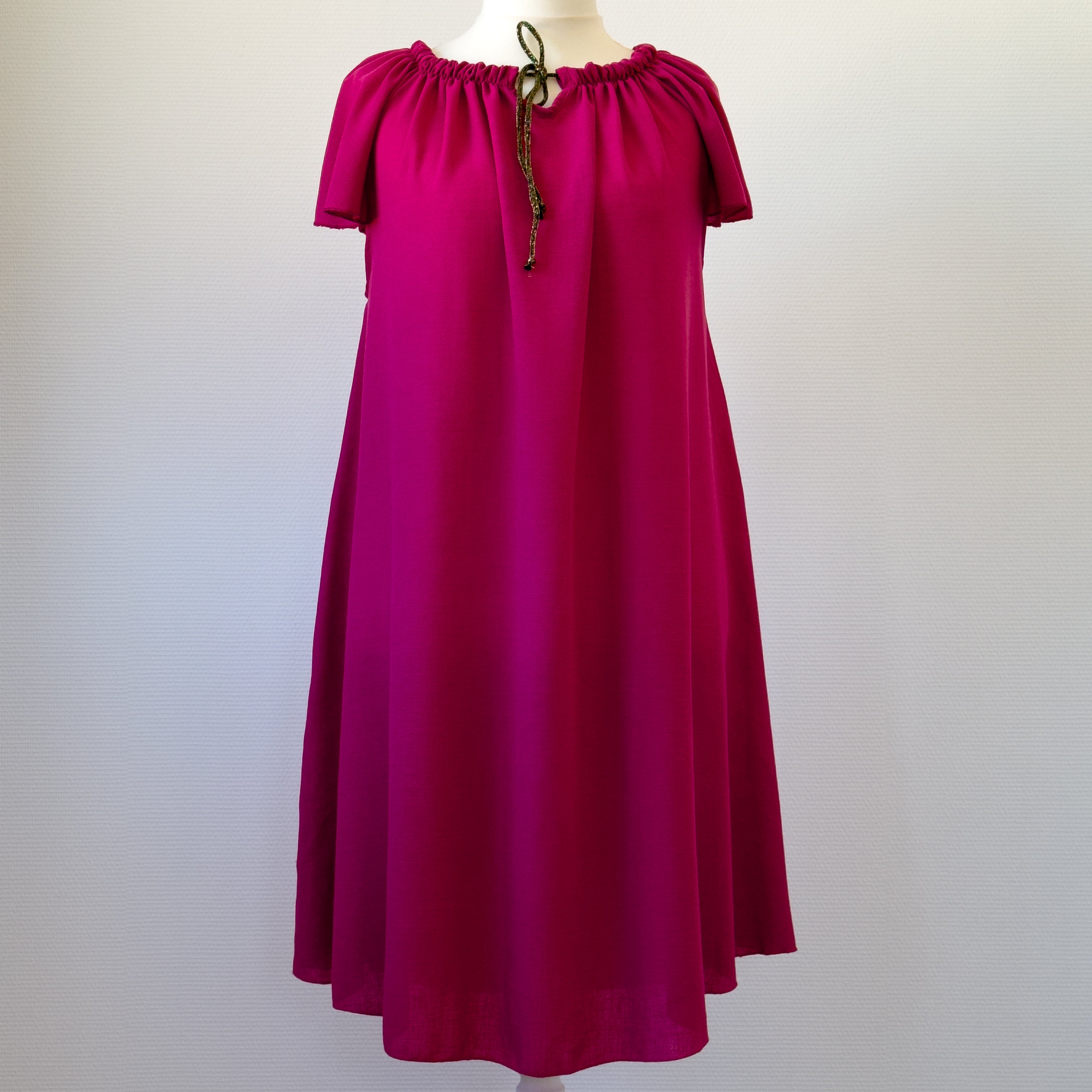 ROBE VISCOSE FUSCHIA L'indisciplinée