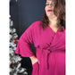 ROBE PAILLETTES FUSCHIA