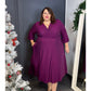 ROBE PAILLETTES VIOLETTE