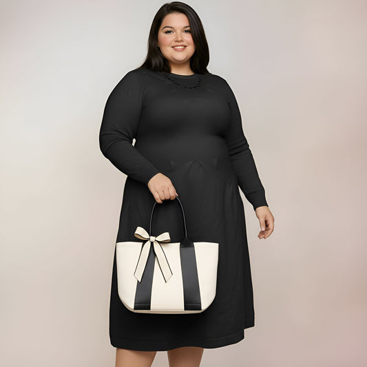 SAC CABAS NOIR ET BLANC L'indisciplinée