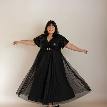 ROBE DE SOIRÉE NOIRE L'indisciplinée