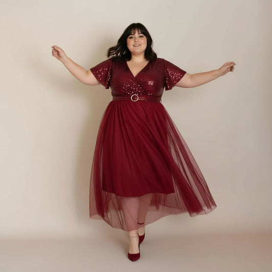 ROBE DE SOIRÉE BORDEAUX L'indisciplinée