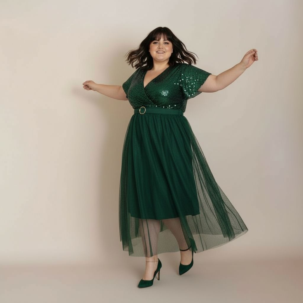 ROBE DE SOIRÉE VERTE L'indisciplinée