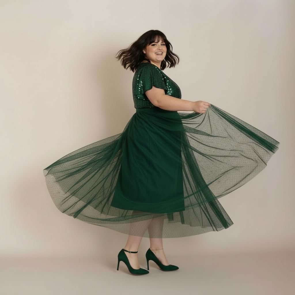 ROBE DE SOIRÉE VERTE L'indisciplinée