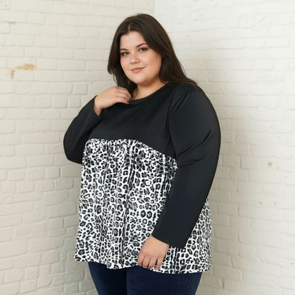 TUNIQUE LEOPARD GRIS