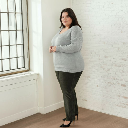 PANTALON EN VELOURS DOUX - VERT L'indisciplinée