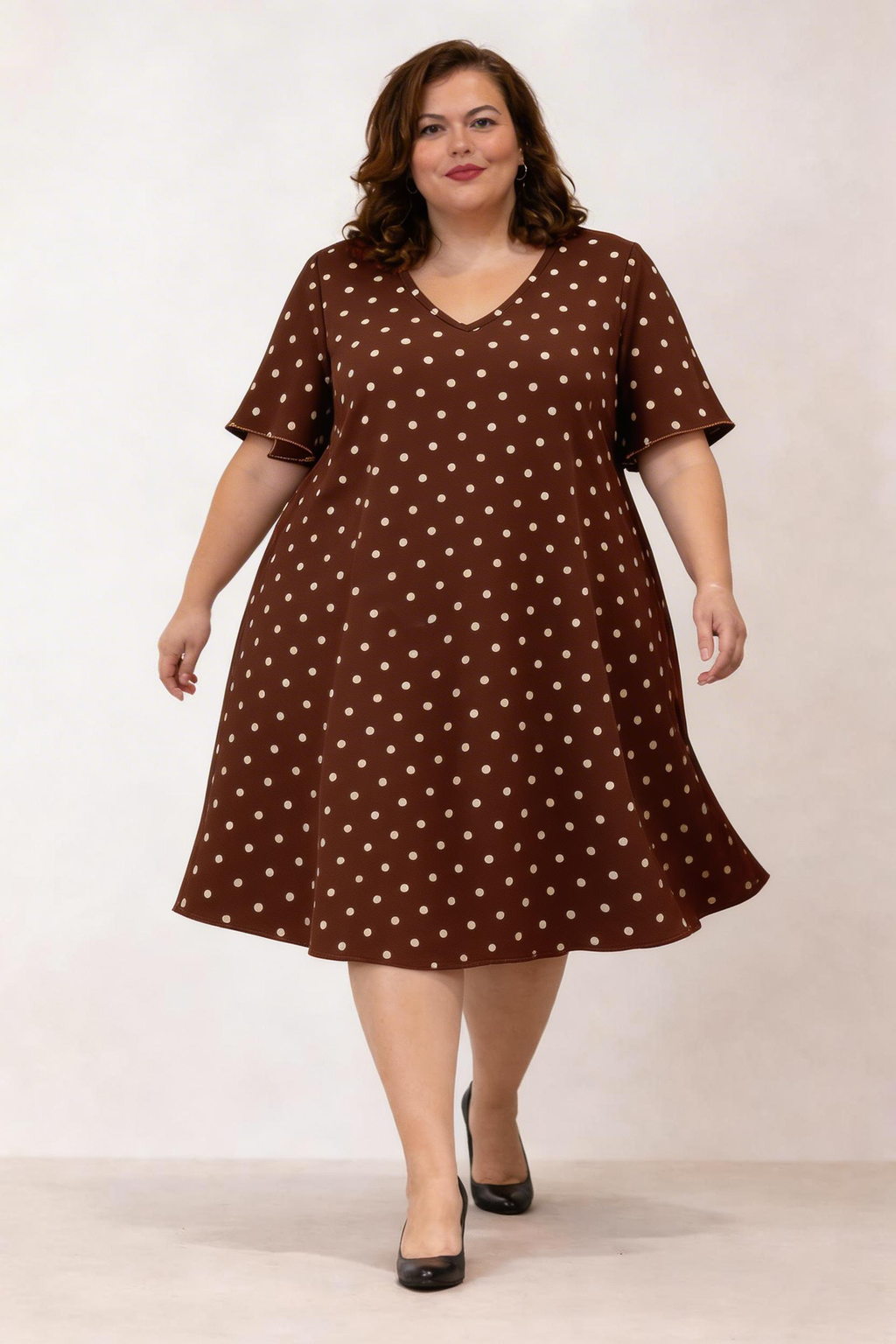 ROBE TRAPEZE CANNELLE L'indisciplinée