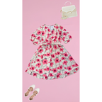 ROBE CACHE-COEUR - FLEUR FUSCHIA L'indisciplinée