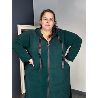 ROBE SWEAT - VERT FONCÉ L'indisciplinée