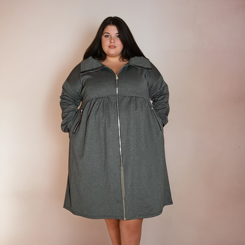 VESTE MI-LONGUE ZIPPÉE L'indisciplinée