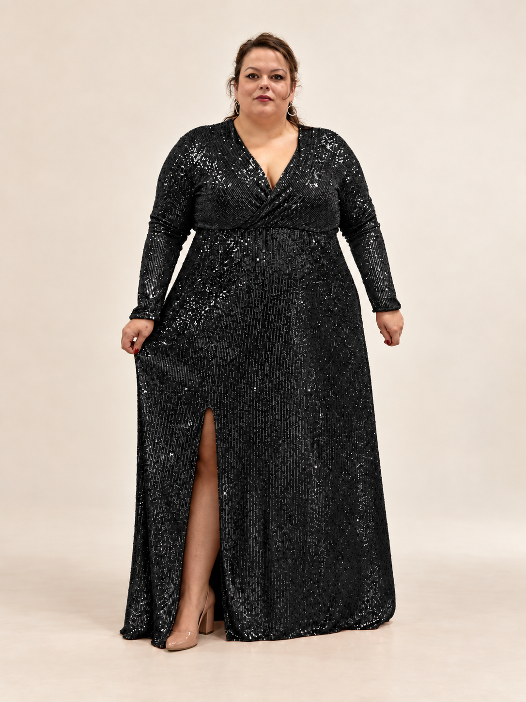 La Diva noire portée de face