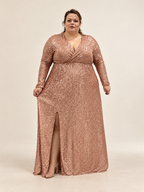 La Diva rose gold portée de face