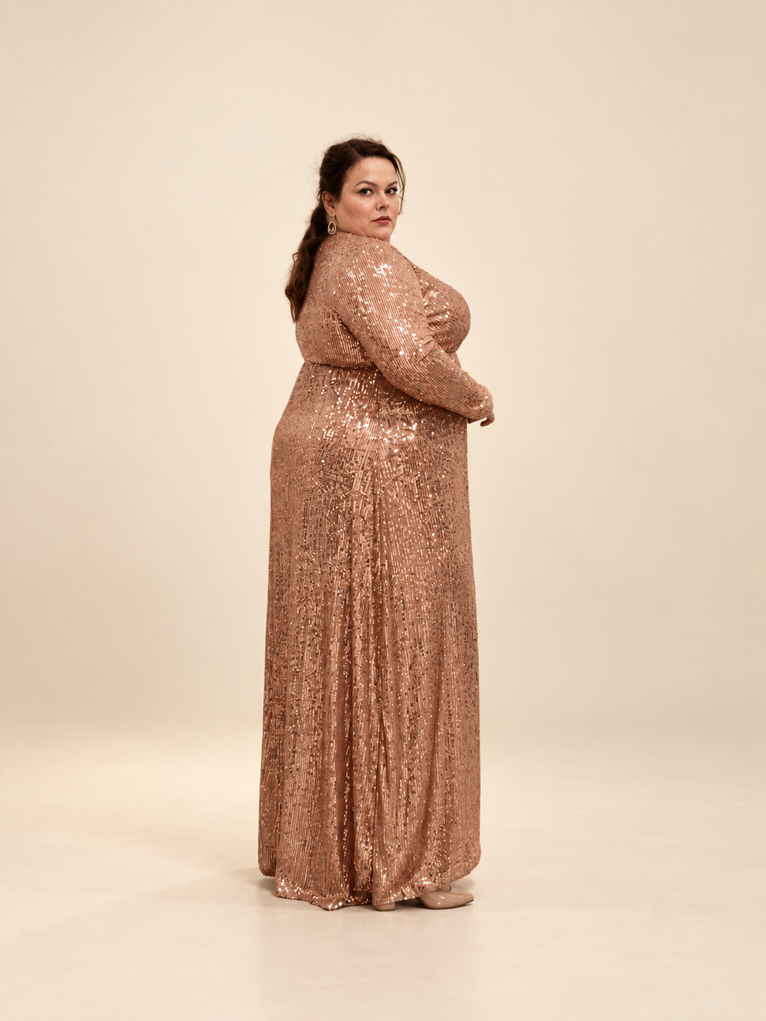 La Diva rose gold portée de profil