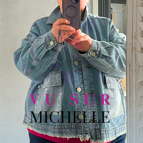 VESTE JEAN A PAILLETTES L'indisciplinée