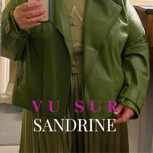 HAUT VISCOSE ÉTOILE VERT SAUGE L'indisciplinée