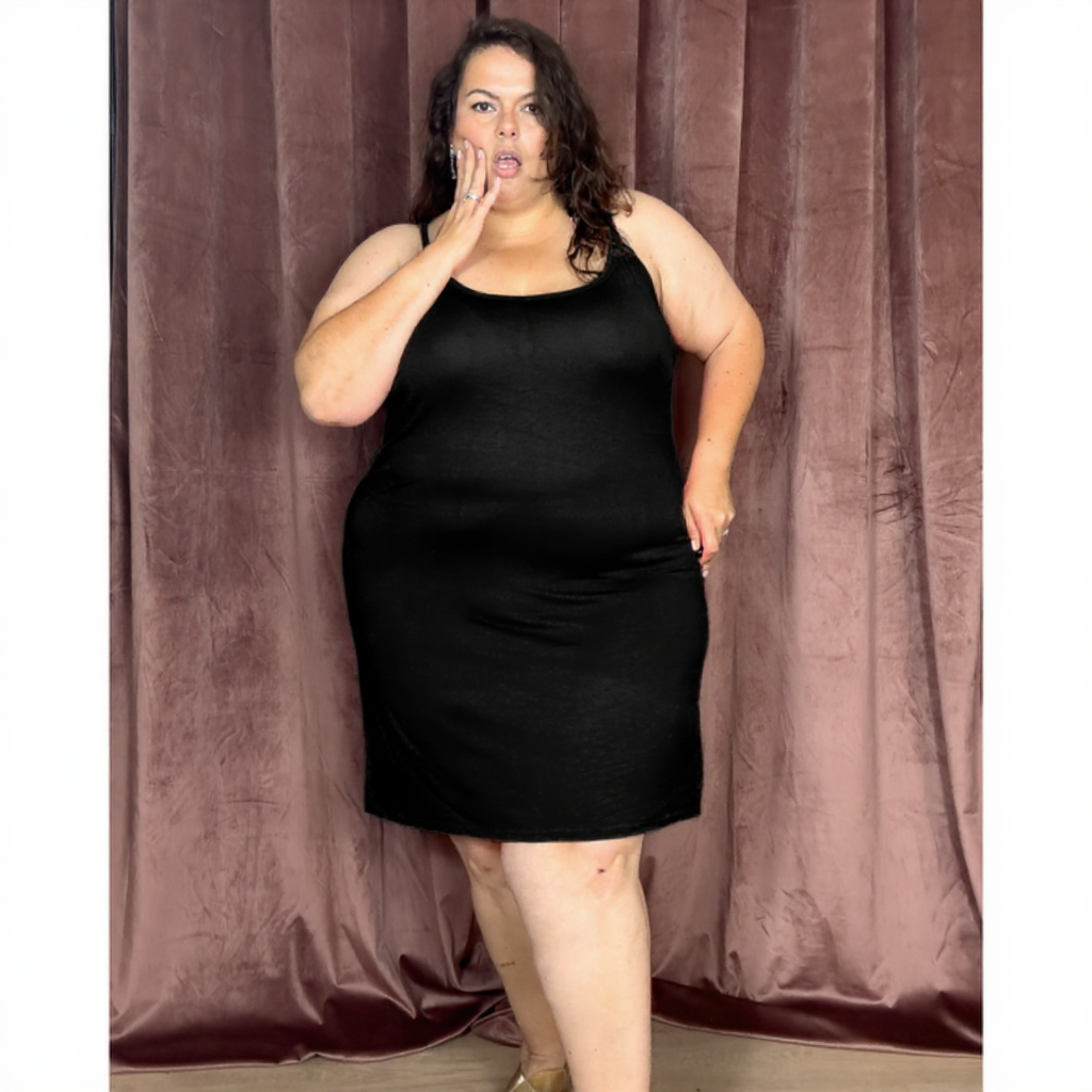 ROBE A BRETELLE NOIR