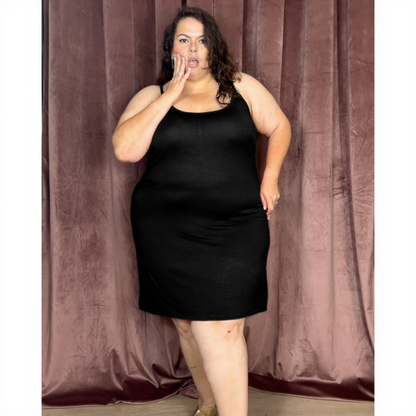 ROBE A BRETELLE NOIR