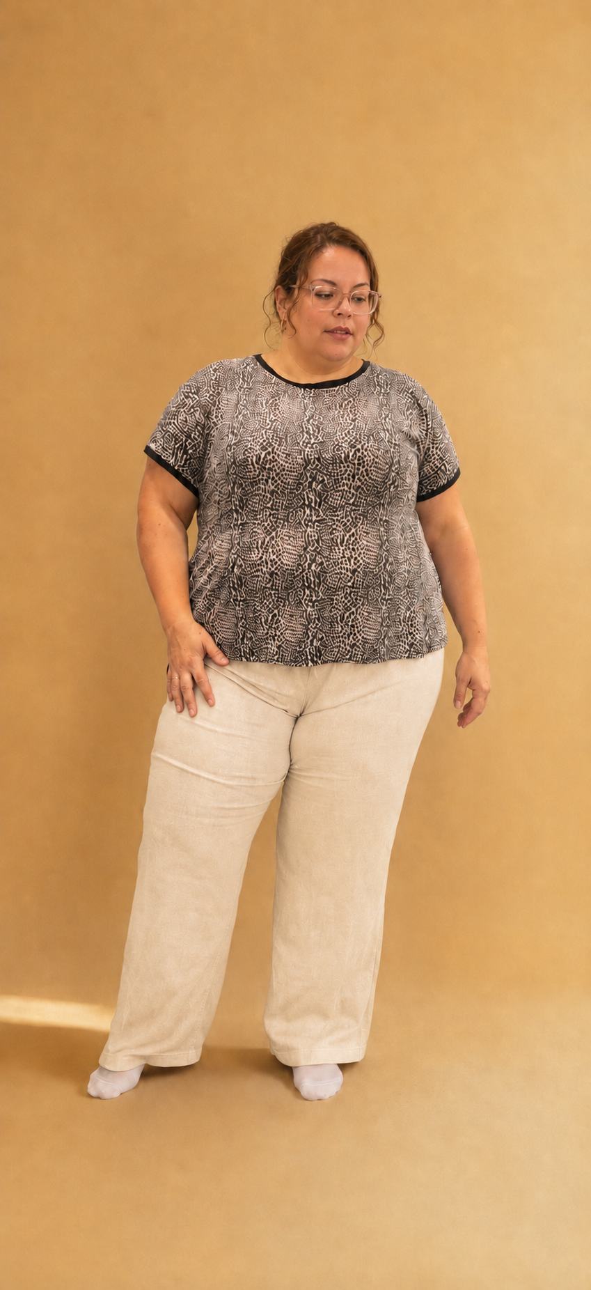 Jean large taille élastiquée – du 48 au 54 Diadema