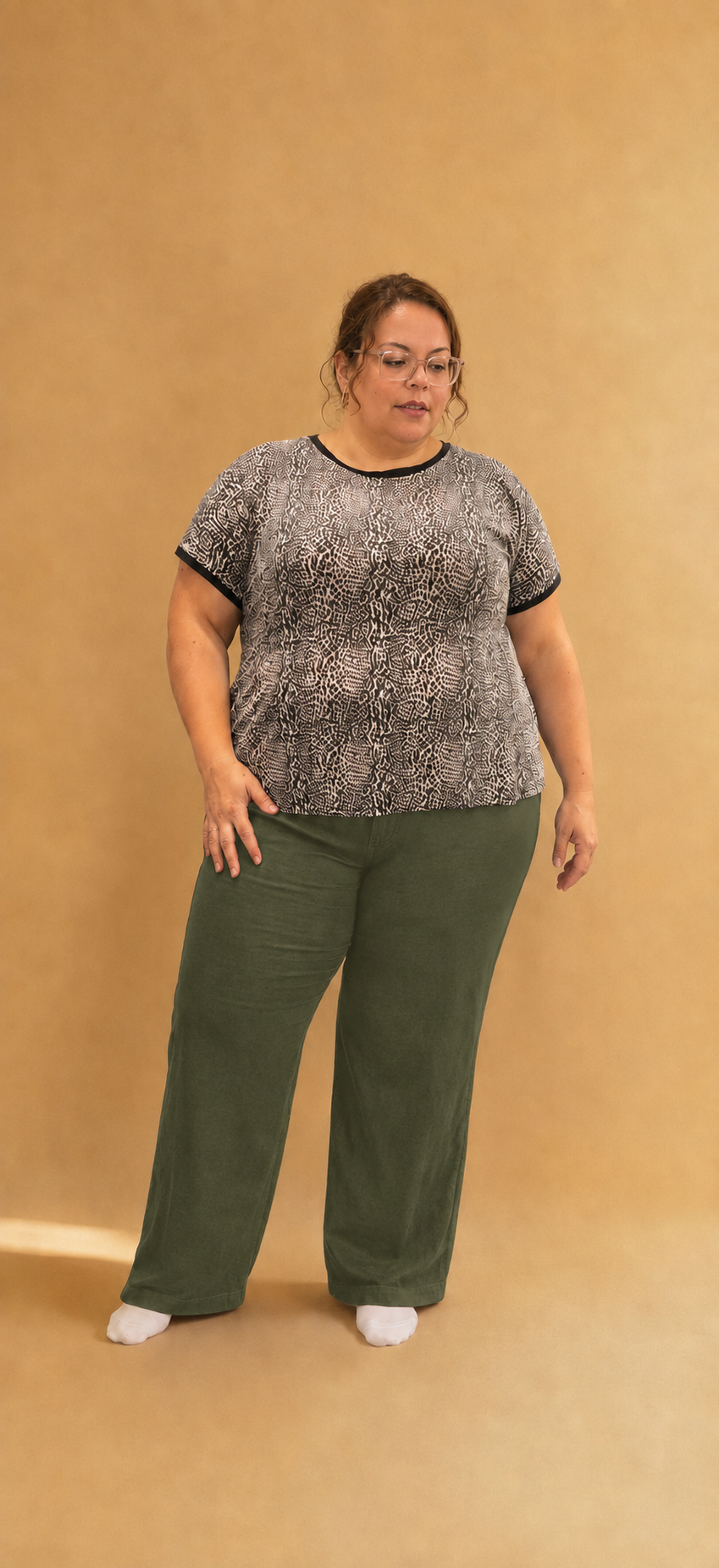 Jean large taille élastiquée – du 48 au 54 Diadema