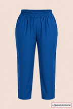 Pantalon bleu électrique