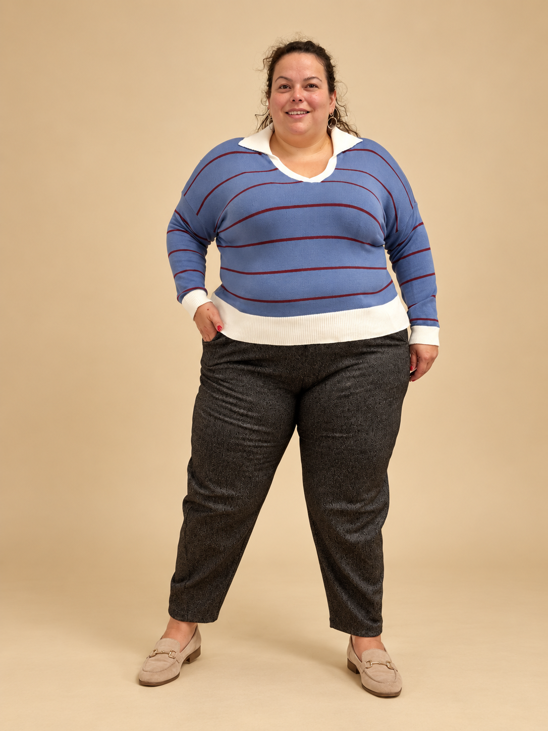 Pantalon effet tweed L'indisciplinée
