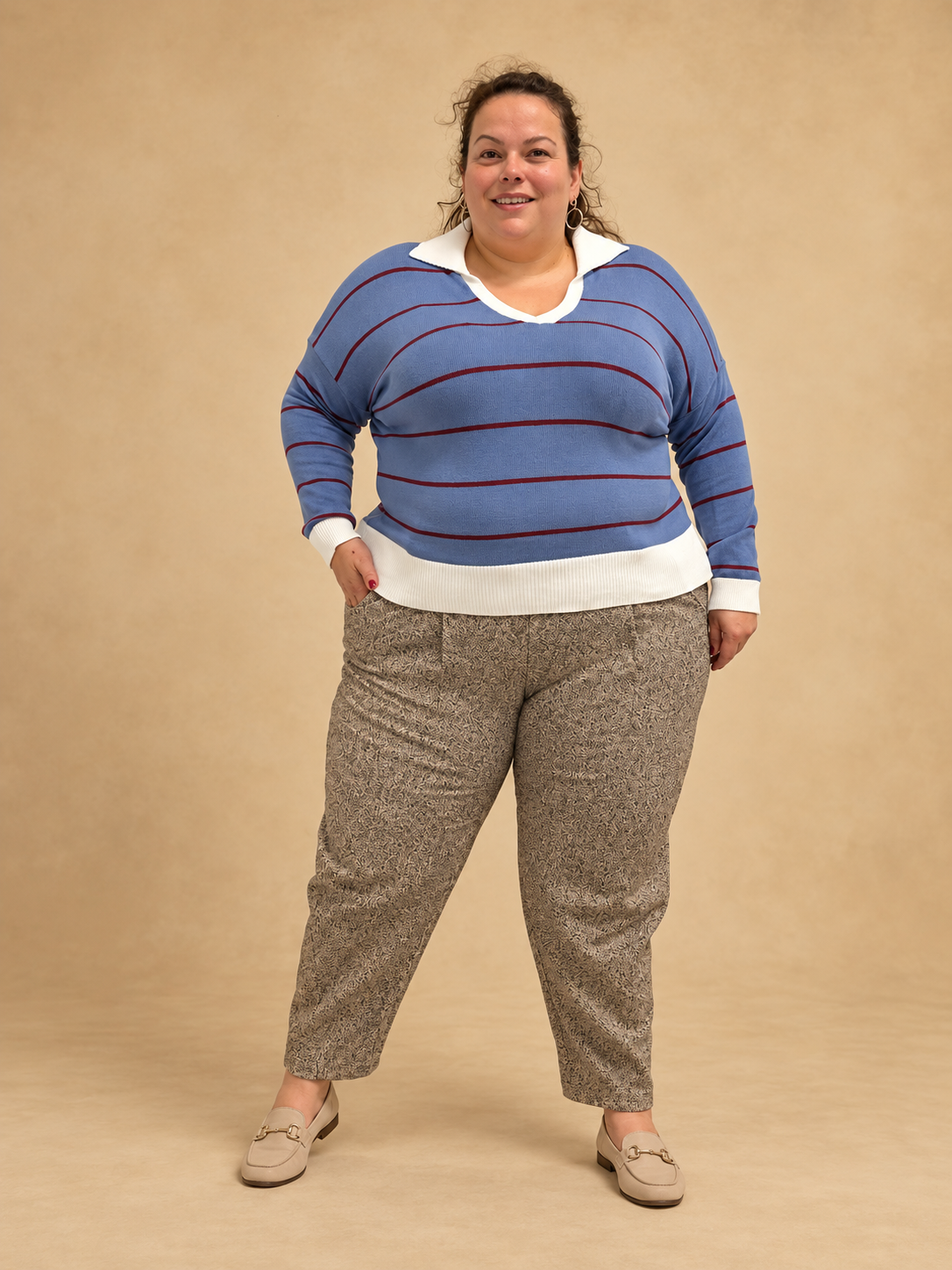 Pantalon effet tweed L'indisciplinée