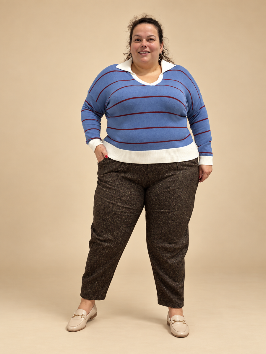 Pantalon effet tweed L'indisciplinée