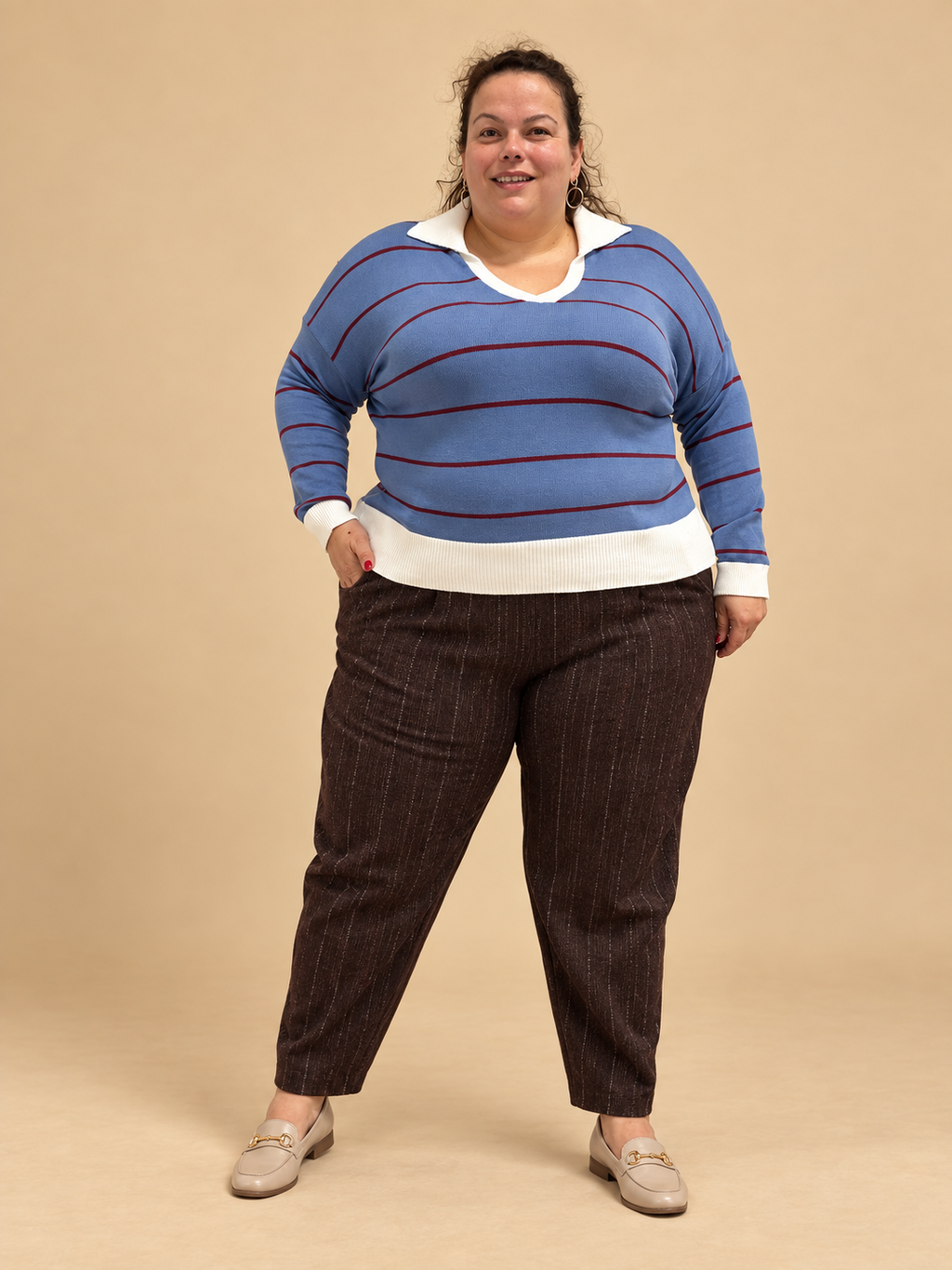 Pantalon effet tweed L'indisciplinée