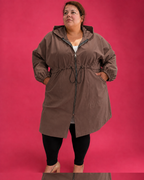 Parka longue déperlante grande taille L’Indisciplinée