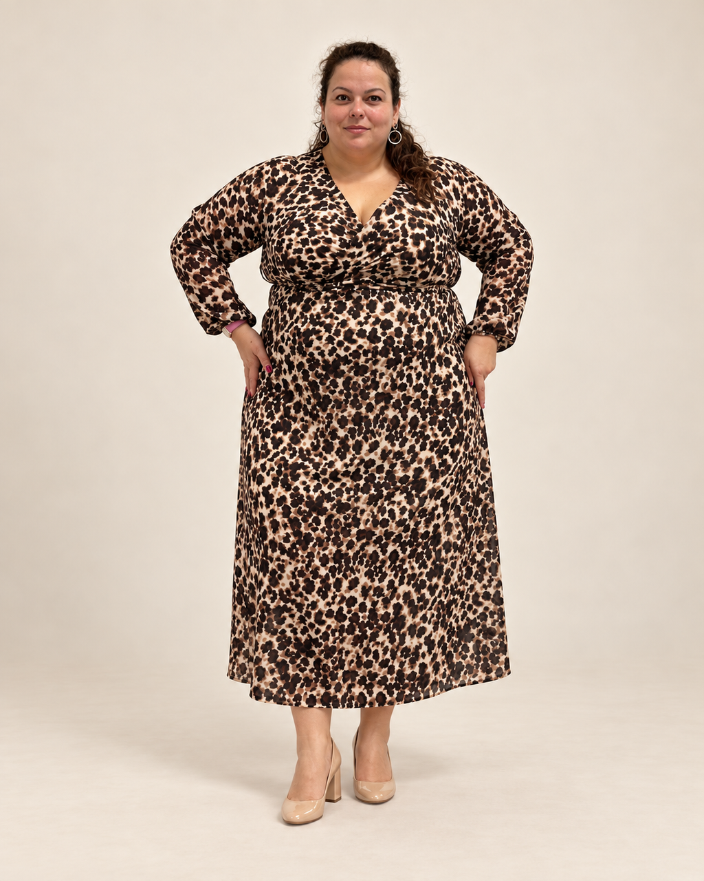 Robe longue en voile doublée jersey – coupe A-line L'indisciplinée