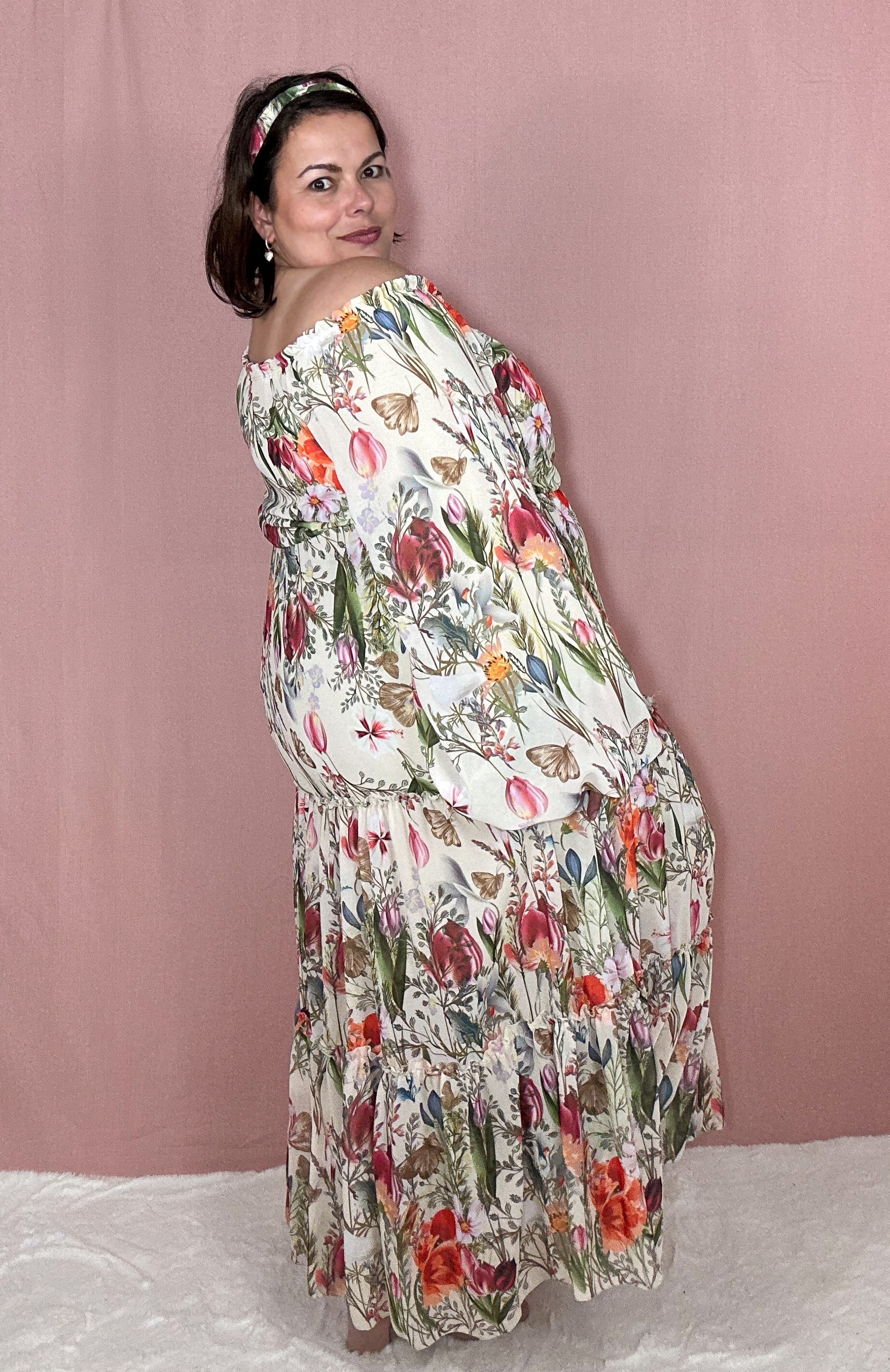 ROBE BOHEME ROUGE L'indisciplinée