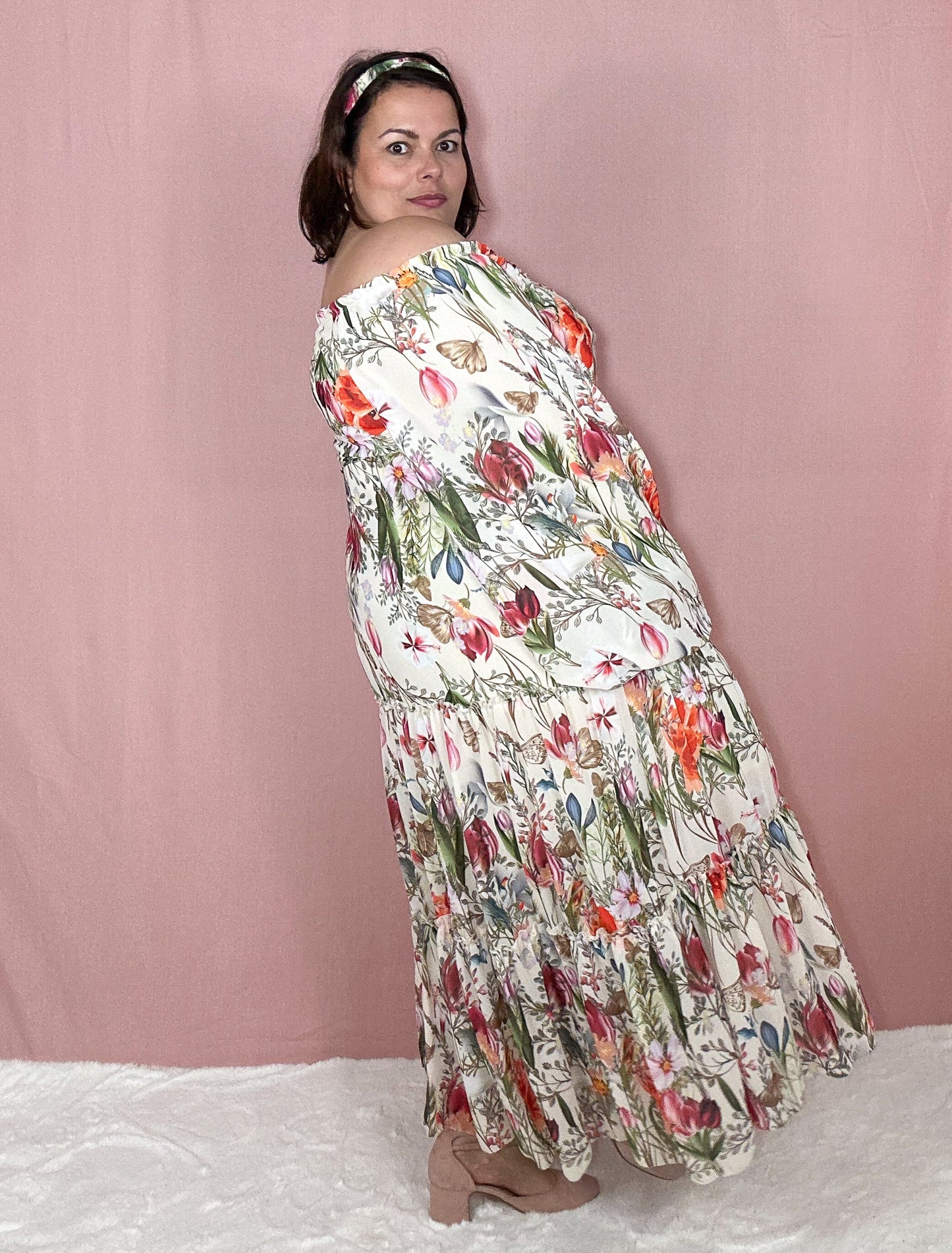 ROBE BOHEME ROUGE L'indisciplinée