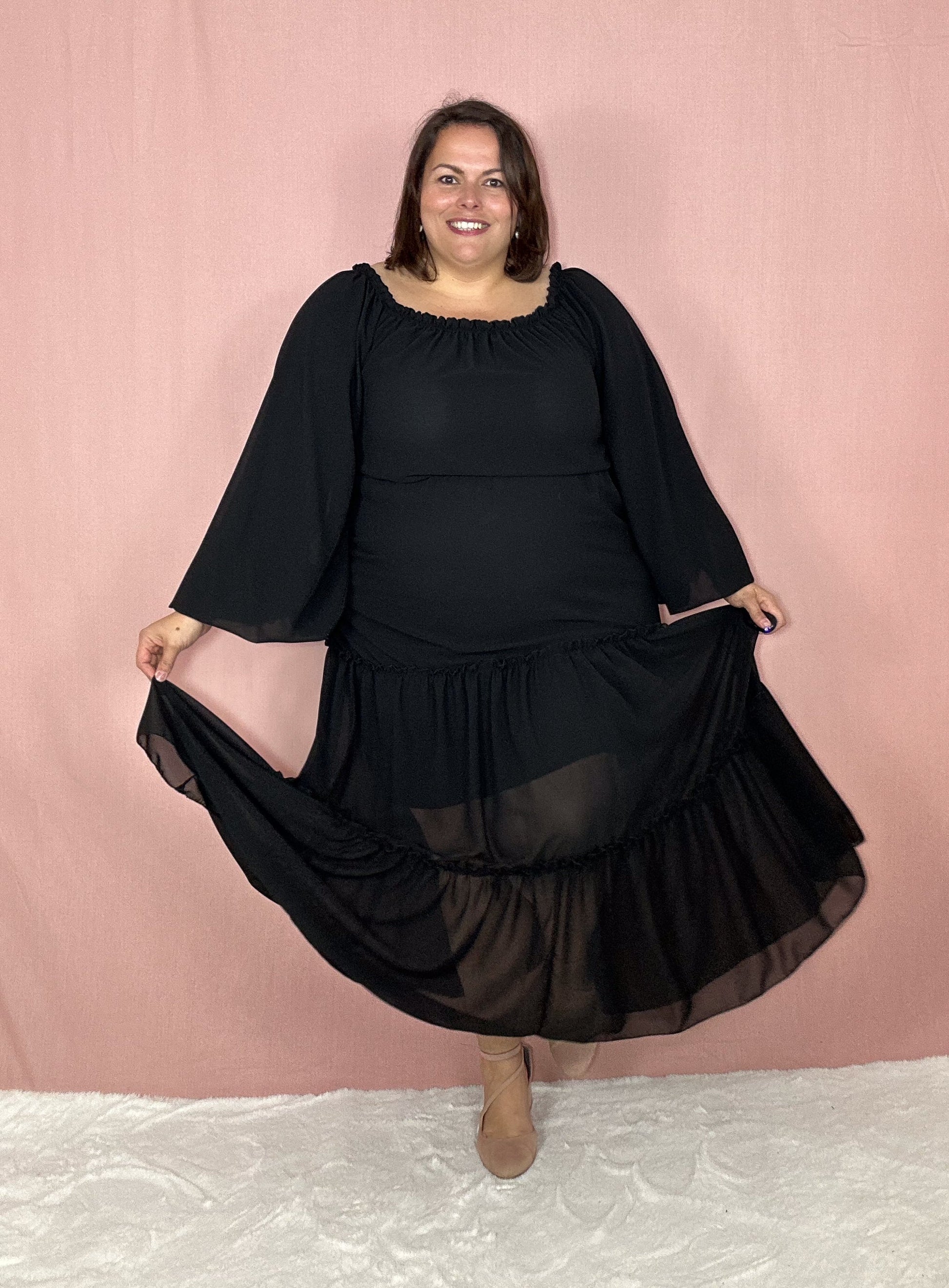 ROBE CARLOTTA NOIRE L'indisciplinée